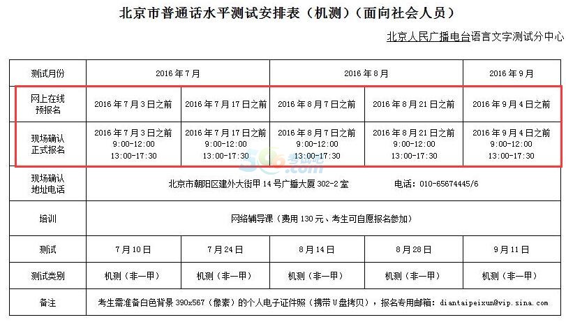 普通话考试最新报名时间及相关信息详解